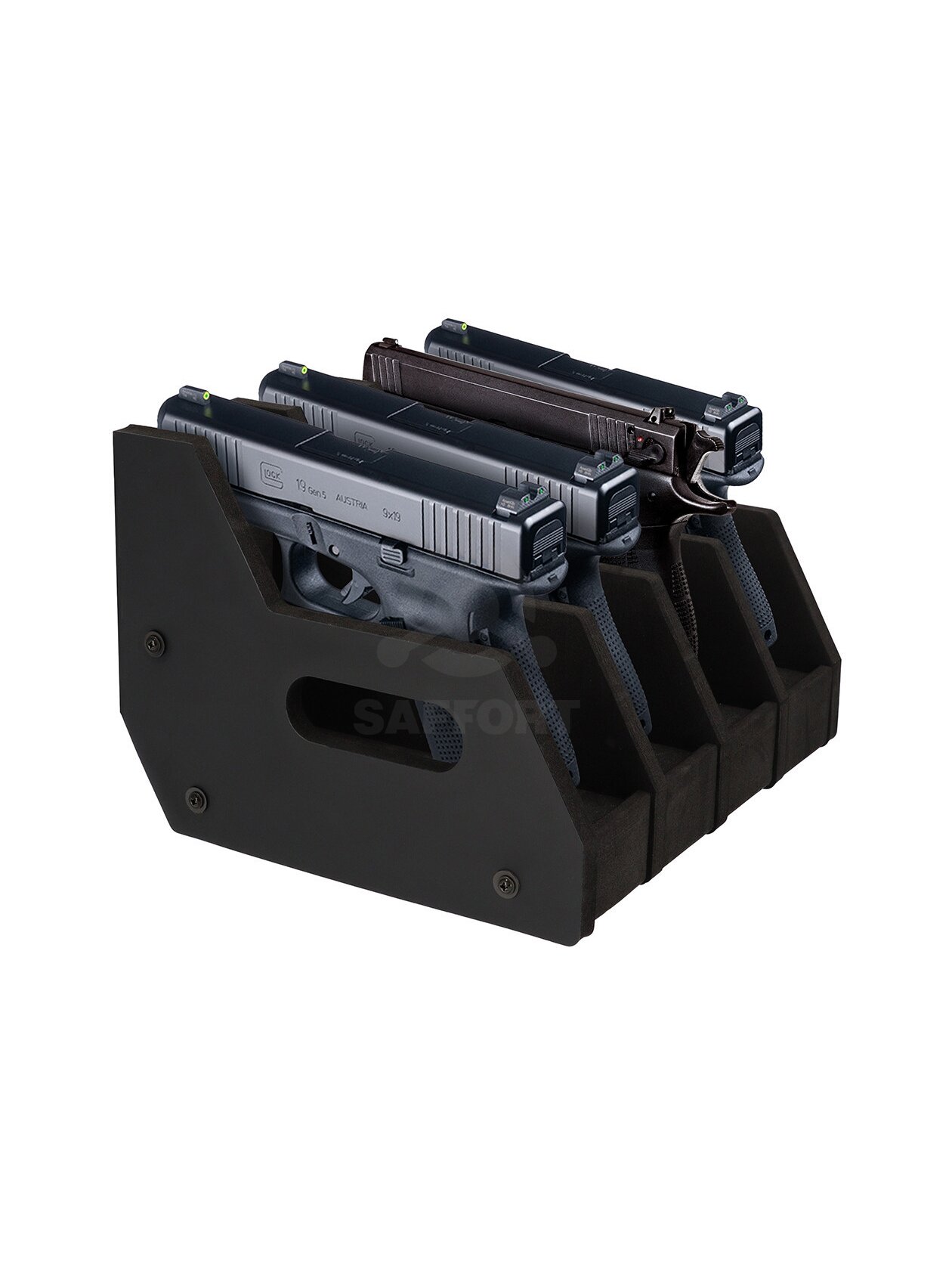 Brihard Advanced 4-guns Foam Holder pistoletų stovas