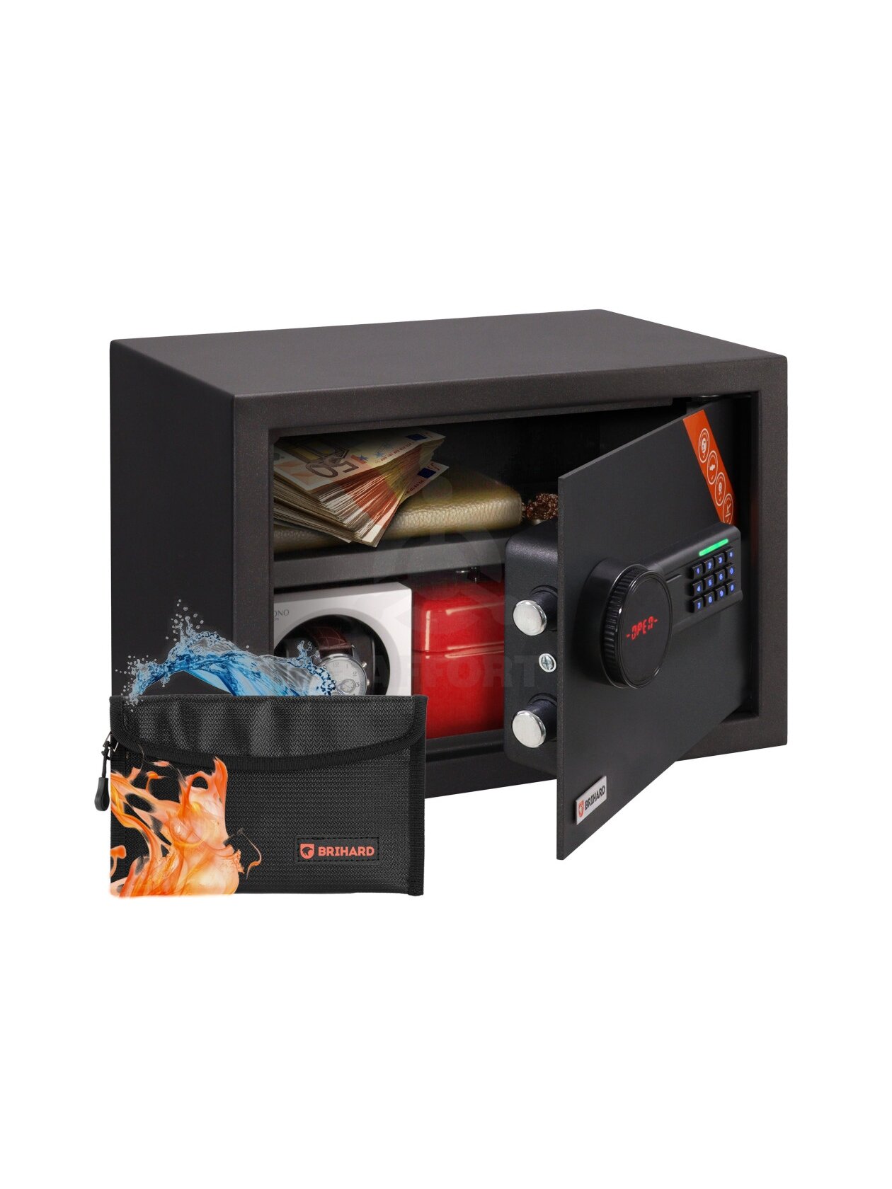 Brihard Family LCD Black Pearl Baldinis seifas