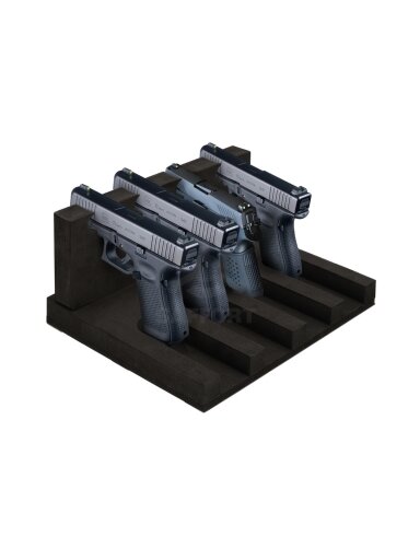 Brihard 4-guns 3D Foam Holder pistoletų stovas
