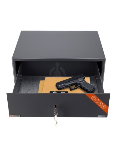 Brihard GUN DRAWER K seifas 3 pistoletams